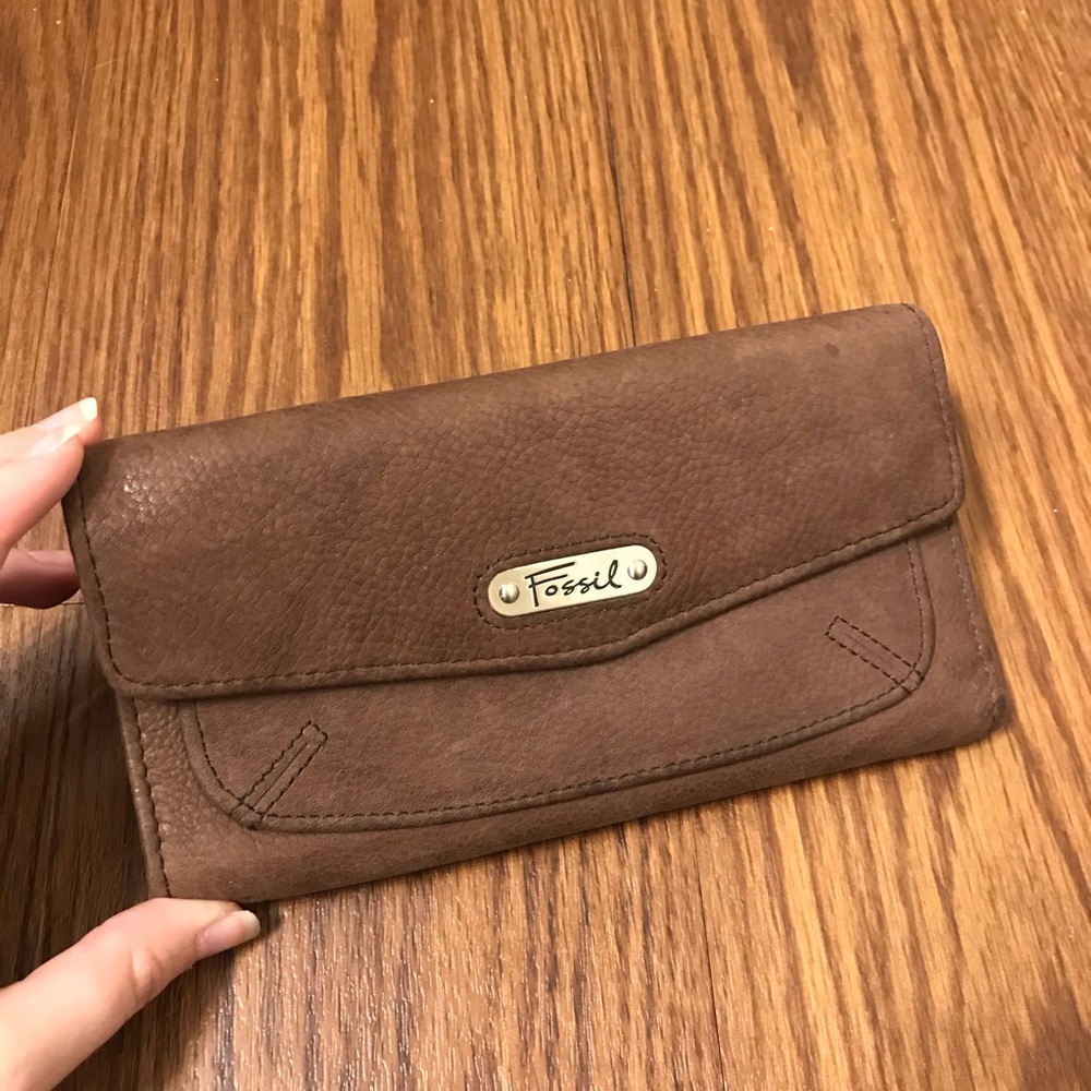 Brown Leather Fossil Wallet